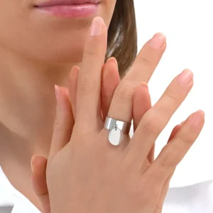 Siloé Bague breloque médaille (argent) Online