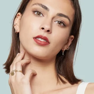 By Jollia Bague d'oreille billes (plaqué or) Fashion