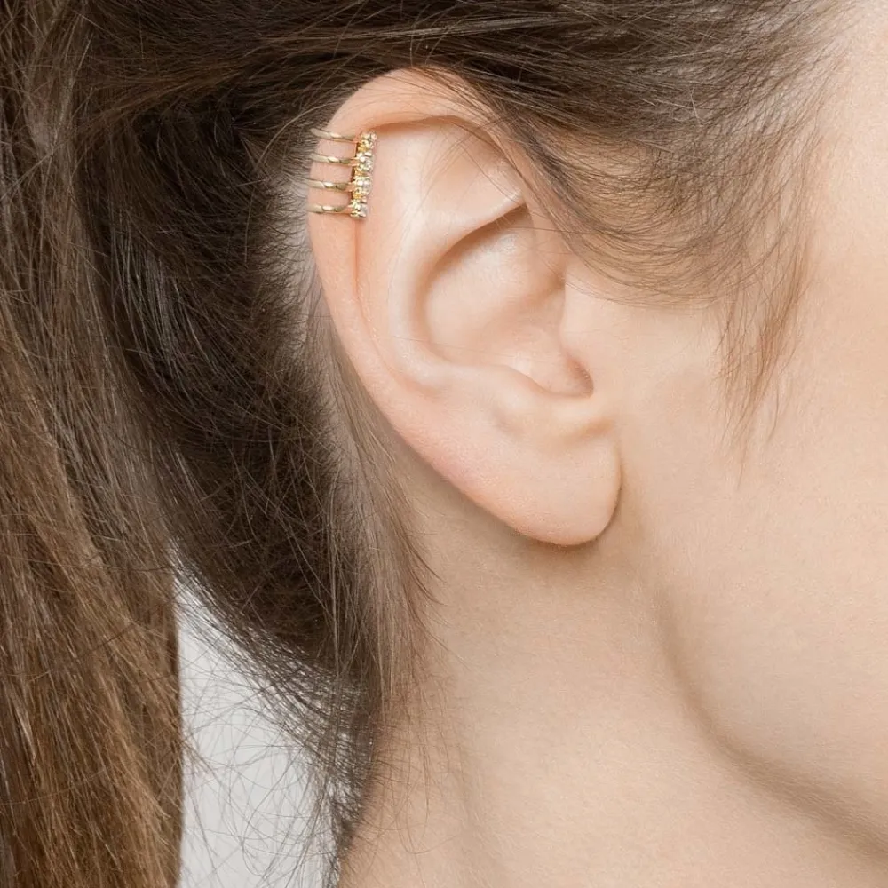 bague_doreille_multi_anne_2.webp By Jollia Bague d'oreille multi anneaux zircons (plaqué or) Hot