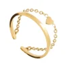 Siloé Bague fine et chaine coeur (doré) Hot