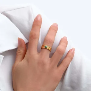 Siloé Bague pierre fine (turquoise) Clearance