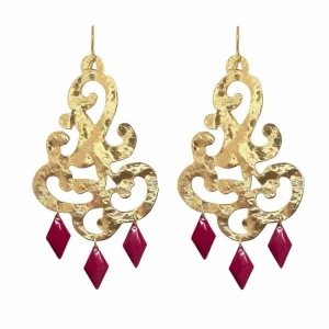 Naode Boucles barock burgundy Discount