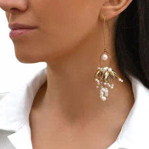 Siloé Boucles bouquet de perles Outlet