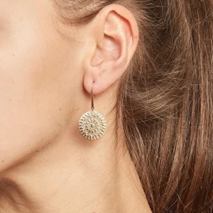 By Jollia Boucles d'oreilles Déesse (plaqué or) Fashion