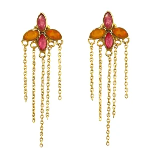 Muja Juma Boucles fleur Catttleya Marquise et Rubis Online