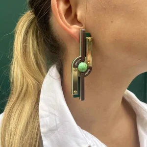 Gissa Bicalho Boucles rotates vertes Discount