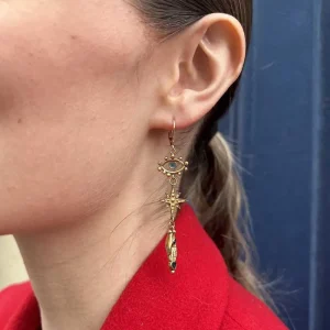 LA2L Boucles Sacha Étoile Lune grand modèle Best