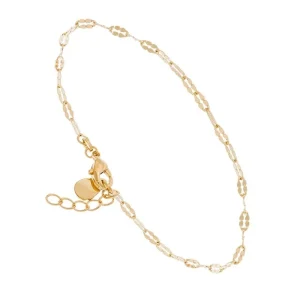By Jollia Bracelet fin mini maillons (plaqué or) New
