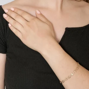 By Jollia Bracelet grains de café (plaqué or) Outlet