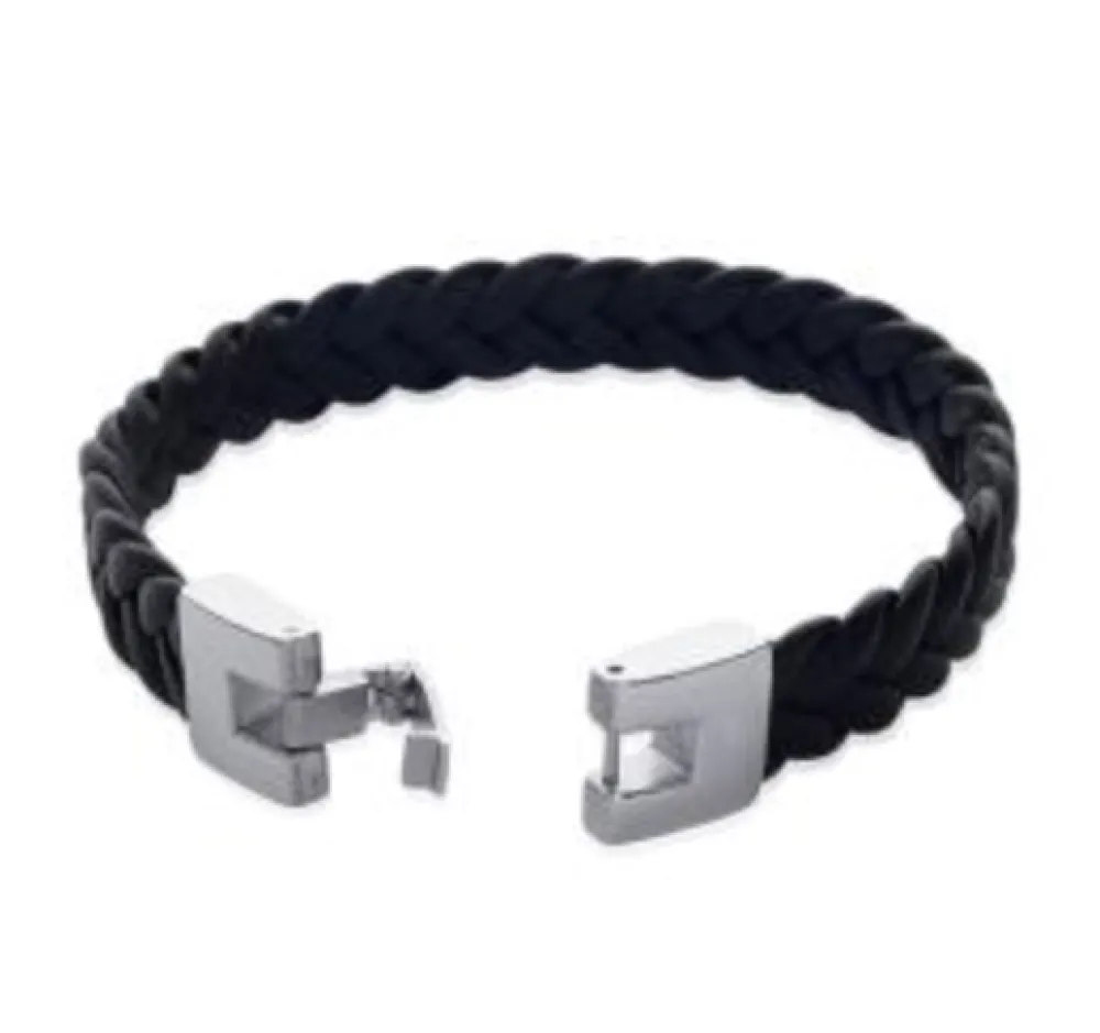 bracelet_homme_cuir_tress_3.webp By Jollia Bracelet homme cuir tressé noir personnalisable Outlet