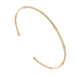 By Jollia Bracelet jonc fin (plaqué or) Best