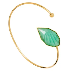 Viadoli Bracelet jonc pierre turquoise (doré) Online