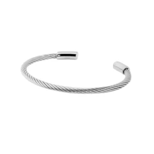 Zag Bijoux Bracelet jonc torsadé (acier) Online