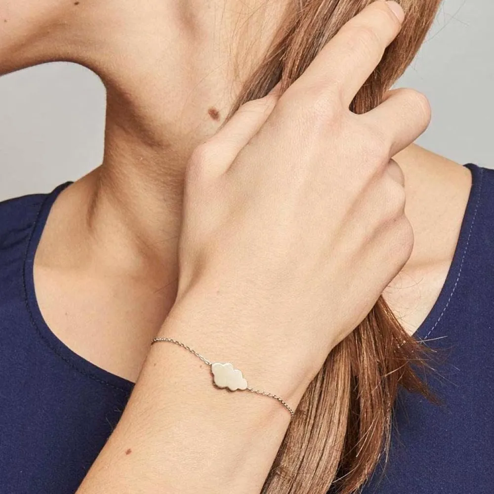 bracelet_nuage_argent_rho_1.webp By Jollia Bracelet Nuage (argent rhodié) Fashion