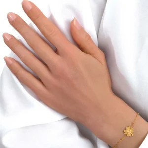 Siloé Bracelet simple trèfle Online