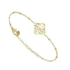 Siloé Bracelet Trèfle nacre nouveau charme doré Outlet
