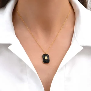 Siloé Collier Blackstone scarabée Clearance