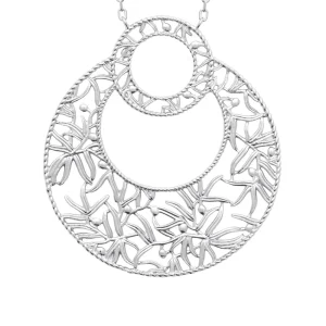 By Jollia Collier boheme vegetale (argent) Fashion