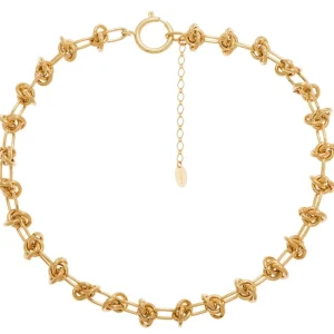 Viadoli Collier maillons noué (doré) Fashion