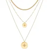 Siloé Collier multi rangs étoile polaire (doré) Clearance