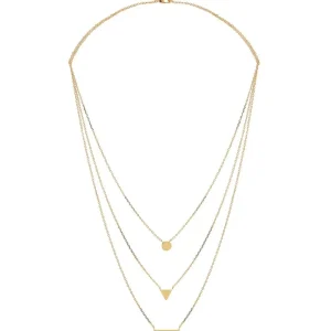 By Jollia Collier multi-chaînes Imagine (plaqué or) Hot