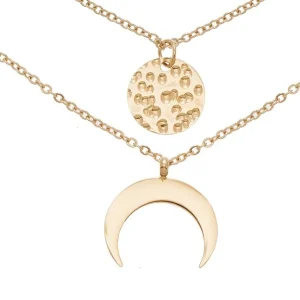 Siloé Collier multirangs corne (blanc) Online