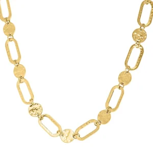 Siloé Collier pièces et maillons martelés Hot