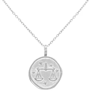 By Jollia Collier signe astro Balance (argent) New