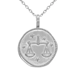 By Jollia Collier signe astro Balance (argent) New