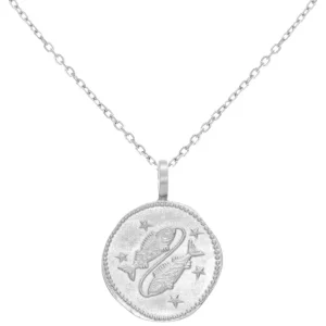 By Jollia Collier signe astro Poissons (argent) Fashion