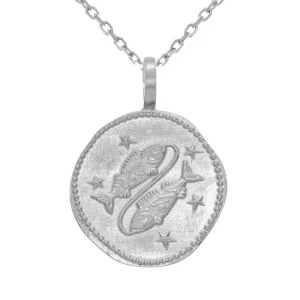 By Jollia Collier signe astro Poissons (argent) Fashion