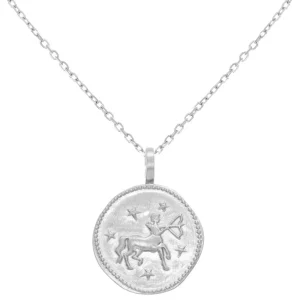 By Jollia Collier signe astro Sagittaire à graver (argent) Outlet