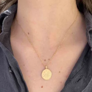 By Jollia Collier signe astro Vierge (plaqué or) Best