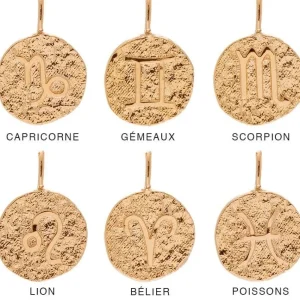 By Jollia Collier signe astrologique Poissons (plaqué or) Sale