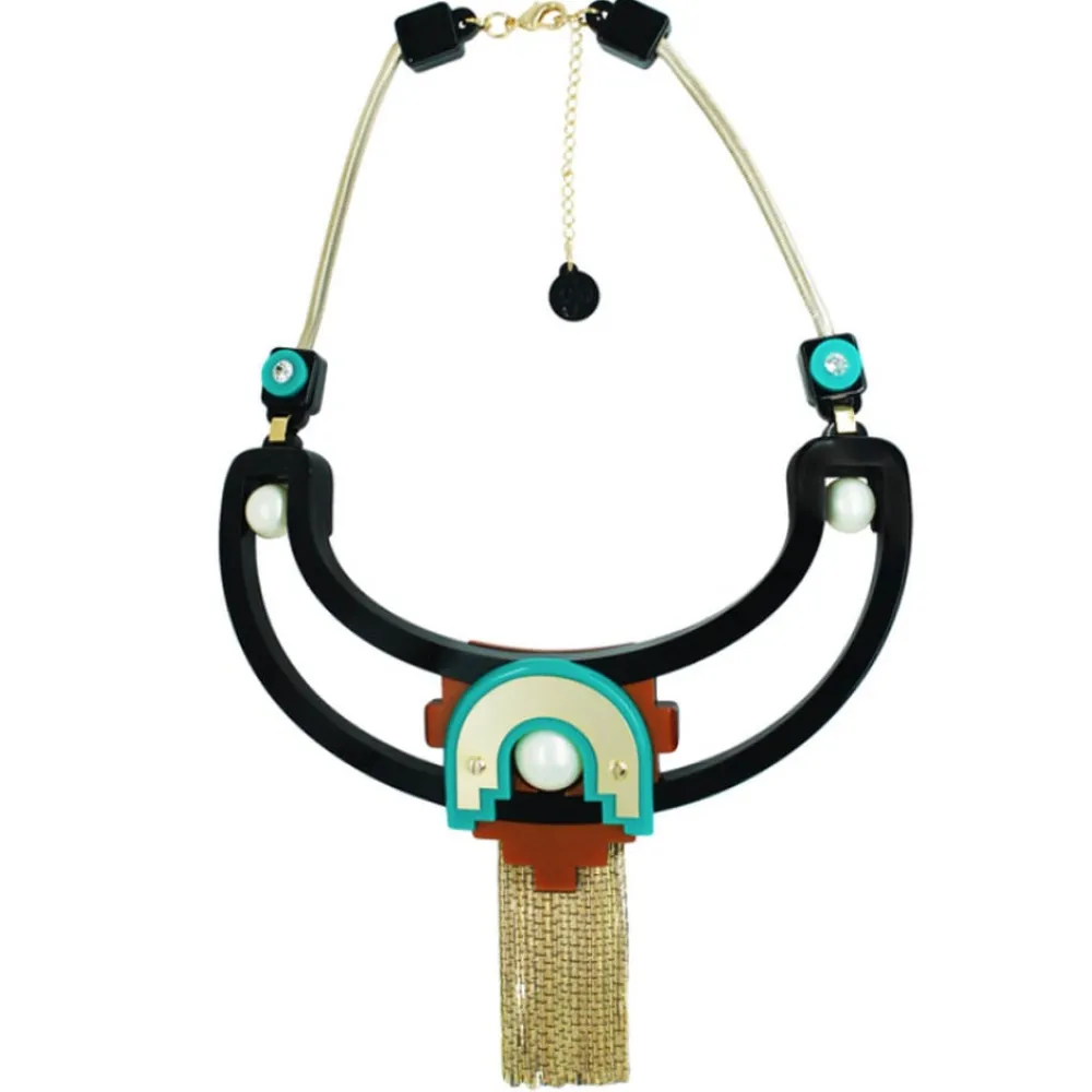 collier_tikal_turquoise_2.webp Gissa Bicalho Collier Tikal turquoise New