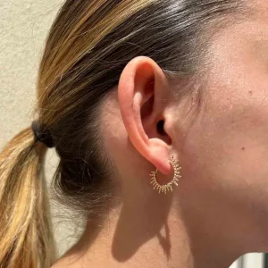 By Jollia Créoles soleil (plaqué or) Hot