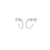 By Jollia Ear cuff zircon (argent) Best