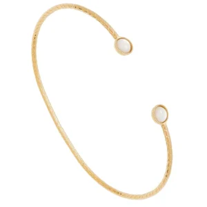 Viadoli Jonc ouvert pierres (nacre) New