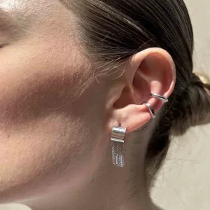 Siloé Mini boucles et chaînes (argenté) Discount