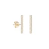By Jollia Puces d'oreilles barre torsadée (plaqué or) Online