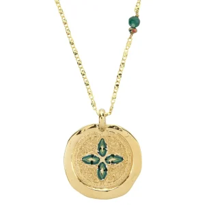 Naode Sautoir Talisman vert Fashion